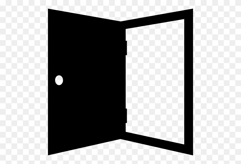 512x512 Spectacular Idea Open Door Clipart - Door Images Clip Art