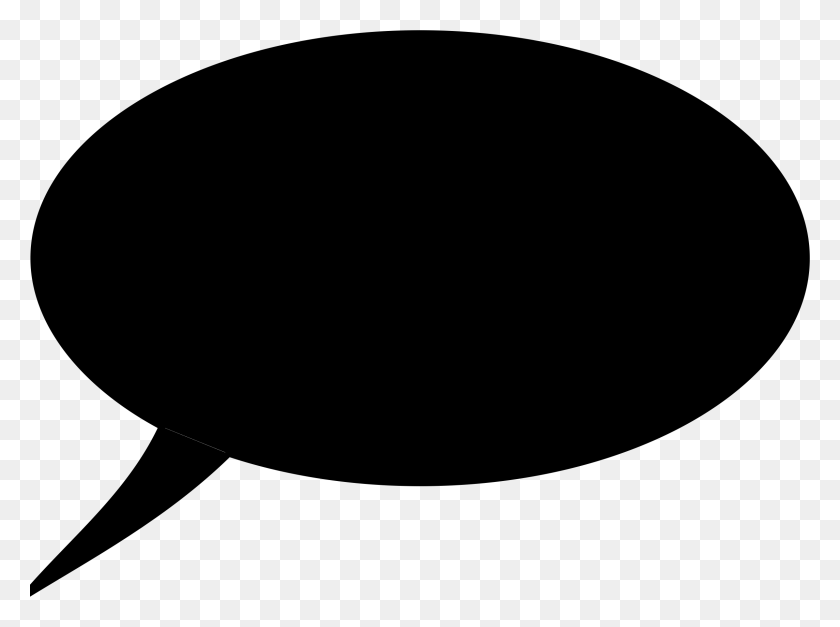 2391x1740 Speech Bubble, Black, No Shadow Icons Png - Shadow PNG
