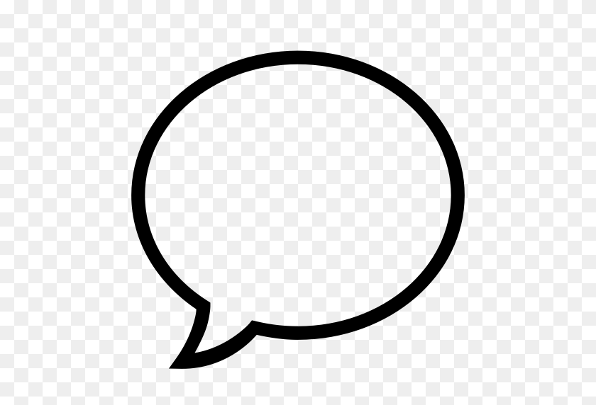 512x512 Speech Bubble Icon With Png And Vector Format For Free Unlimited - Text Message Bubble PNG