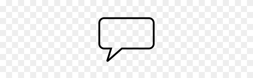 200x200 Speech Bubble Icons Noun Project - Comic Speech Bubble PNG