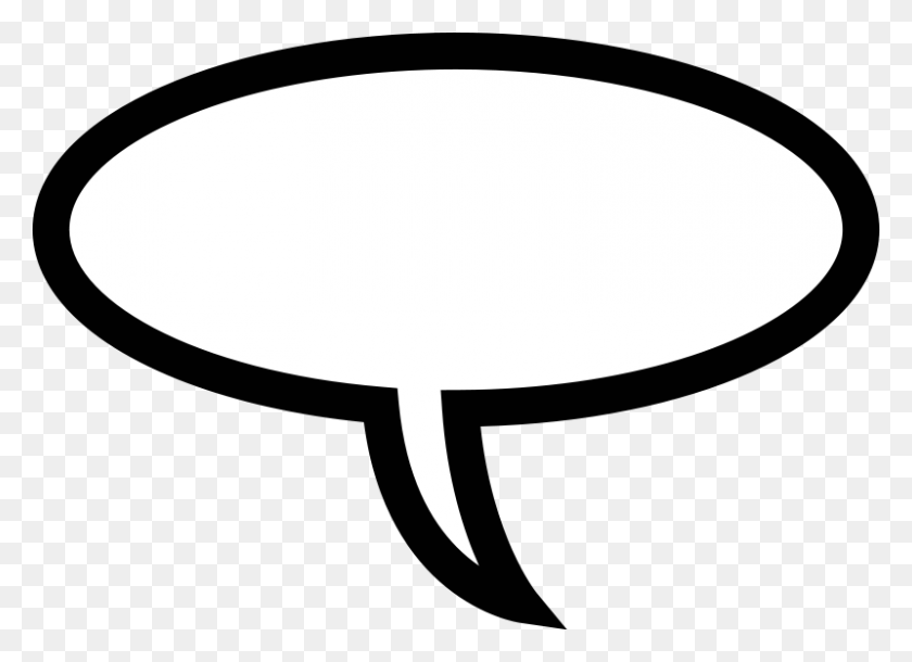 800x565 Speech Bubble Png - Talking Bubble PNG