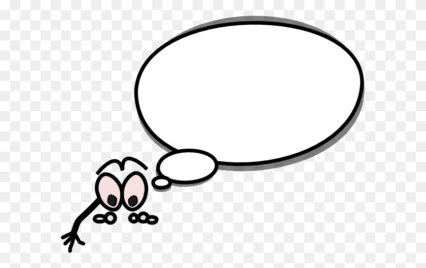 600x470 Speech Bubble With Person Pointing Down On Left Png, Clip Art - Person Black And White Clipart
