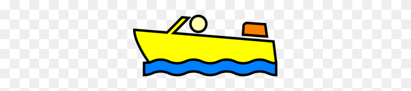 295x126 Speed Boat Clip Art - Powerboat Clipart