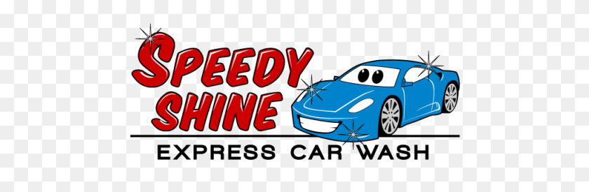 500x215 Speedy Shine Car Wash Home - Car Wash PNG