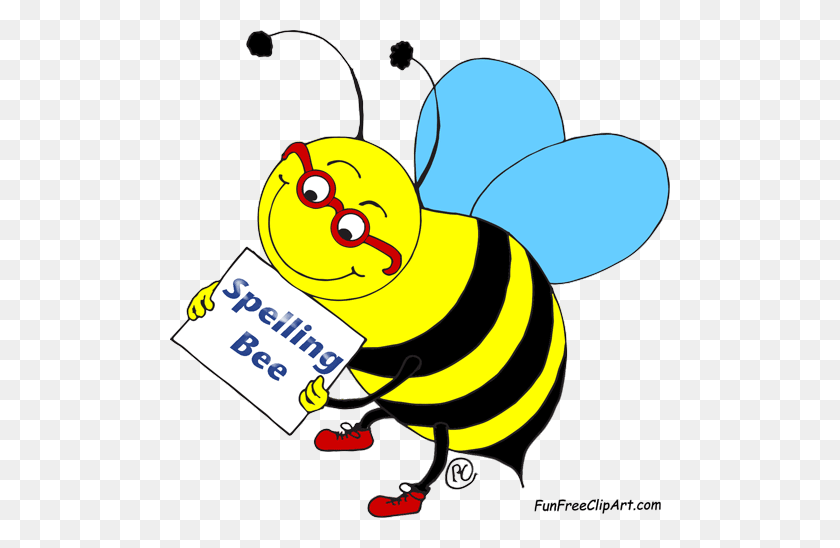 500x488 Spelling Bee - Upset Stomach Clipart