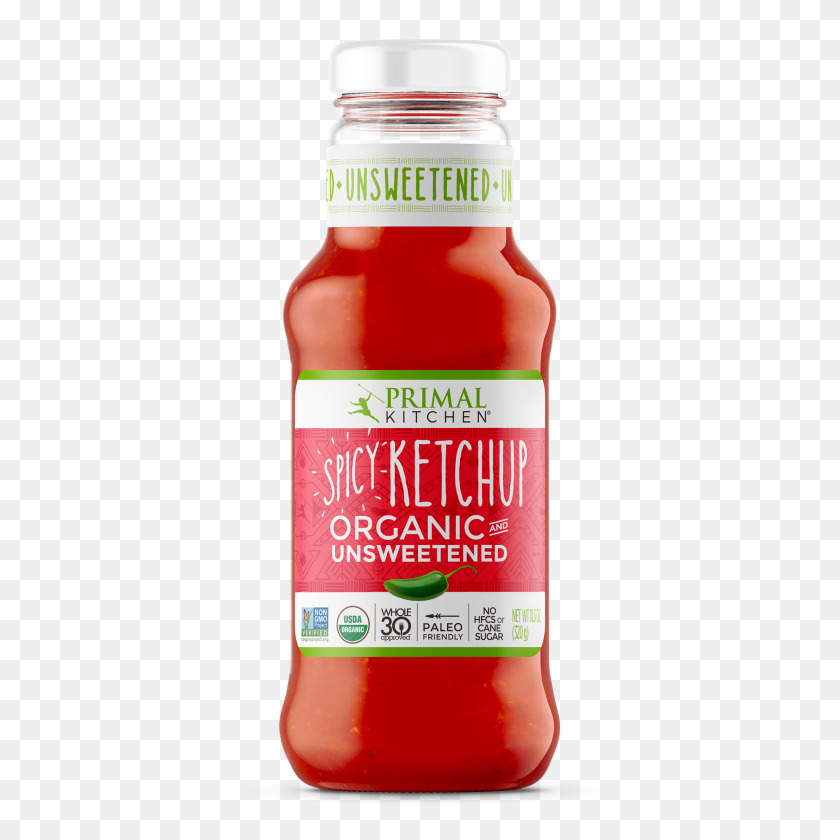 2048x2048 Spicy Organic Unsweetened Ketchup - Ketchup Bottle PNG