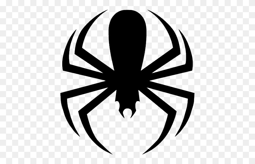 445x480 Spider Black And White Spider Clipart Black And White Free Images - Halloween Spider Web Clipart