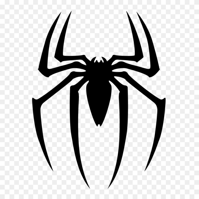 900x900 Spider Black And White Spider Webs Web Free And Clipart Images - Free Spider Clipart