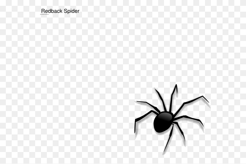 600x501 Spider Clip Art - Spider Black And White Clipart