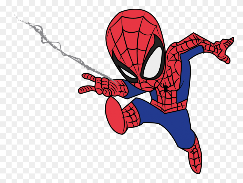 1024x753 El Hombre Araña De Dibujos Animados Png Descargar Imagen Png Arts - Spiderman Png