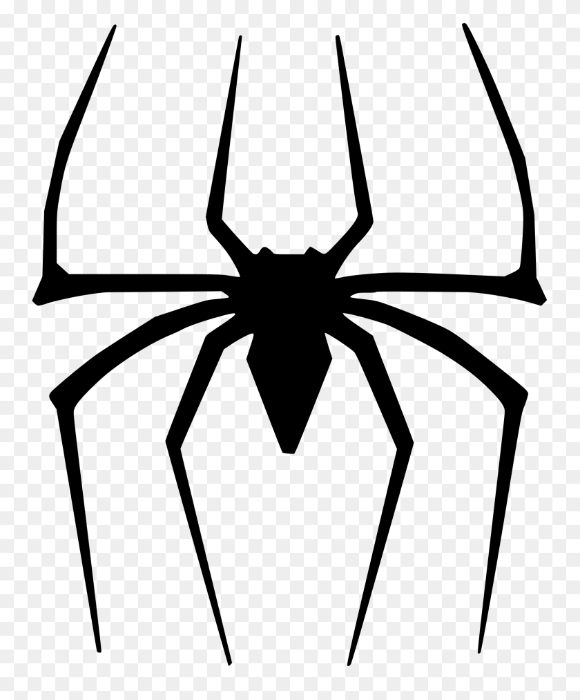 2000x2446 Hombre Araña Delantero De La Araña Símbolo - Logotipo De Spiderman Png