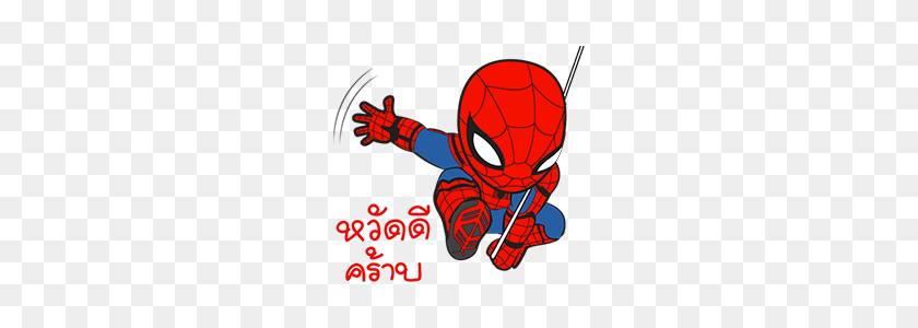 240x240 Spider Man Homecoming Jumbooka Line Stickers Line Store - Spiderman Homecoming PNG