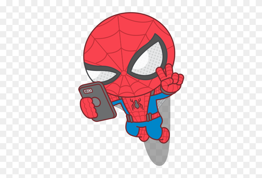 512x512 El Hombre Araña De Regreso A Casa De La Etiqueta Engomada De Marvel - Spiderman Regreso A Casa Logotipo Png