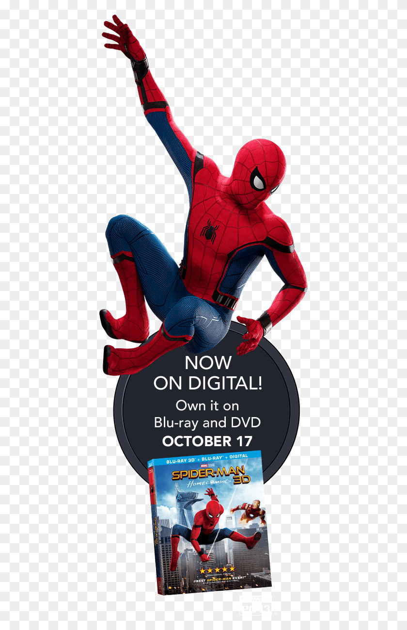 430x1239 Spider Man Homecoming Vacation Sweepstakes - Spiderman Homecoming PNG