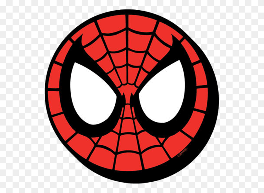 555x555 Hombre Araña Máscara Imán - Máscara De Spiderman Png