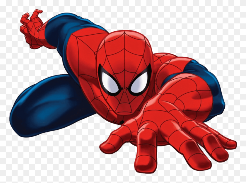 850x616 Spider Man Png - Spiderman Mask PNG