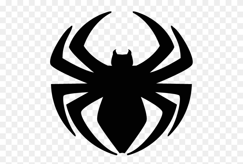 521x506 Spider Web Clipart Spiderman Logo - Spider Web Clipart Black And White