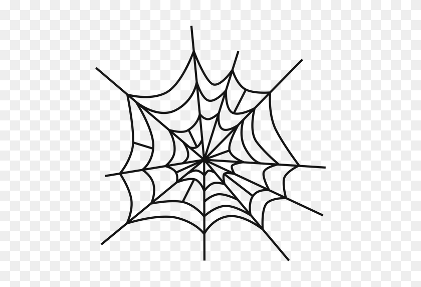512x512 Spider Web Hand Drawn - Spiderweb PNG