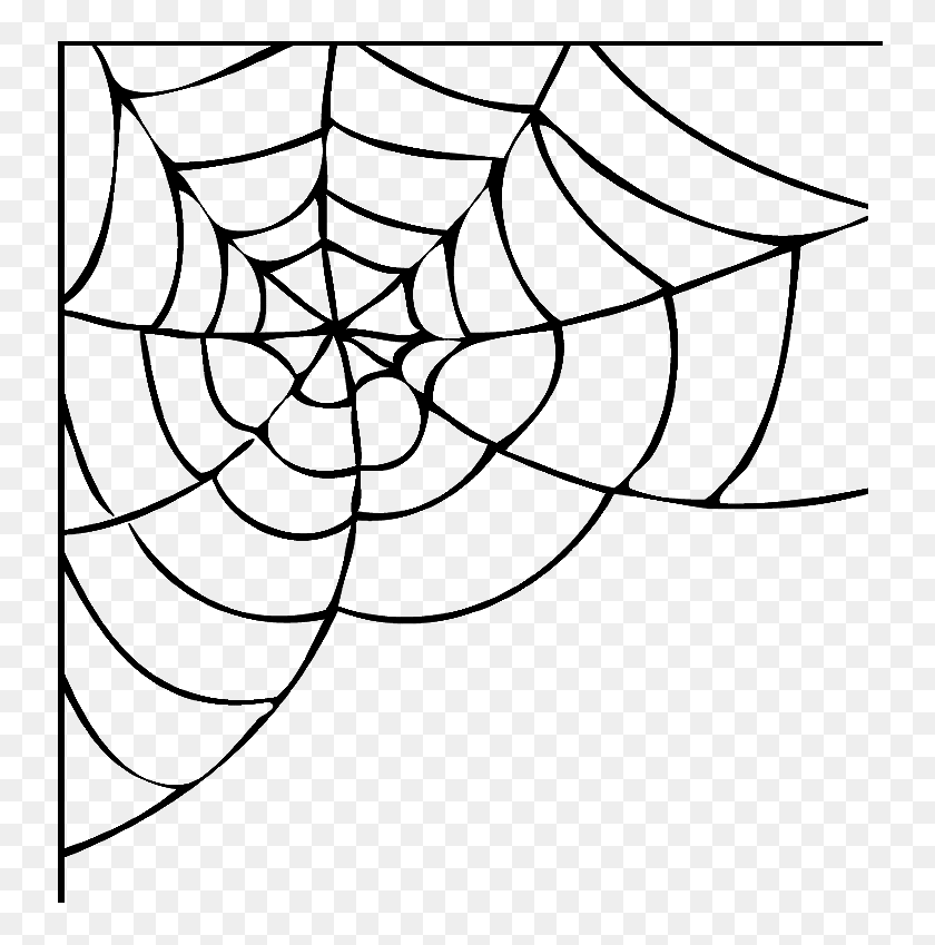 747x789 Spider Web Png Transparent Images - Halloween Spider Web Clipart