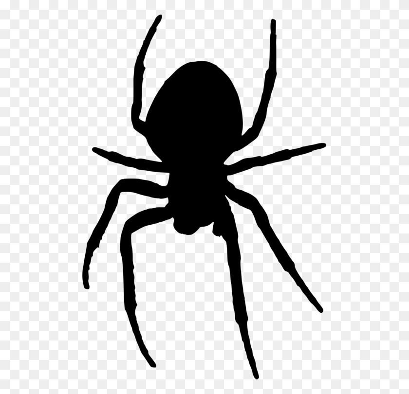 501x750 Spider Web Silhouette Widow Spiders Black House Spider Free - Spider Web Clipart Black And White