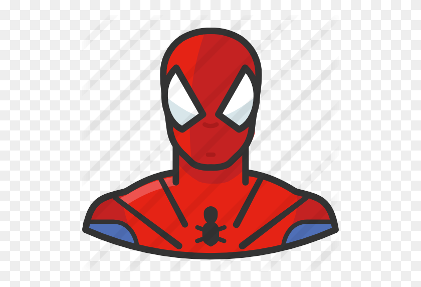 512x512 Spiderman - Cara De Spiderman Png