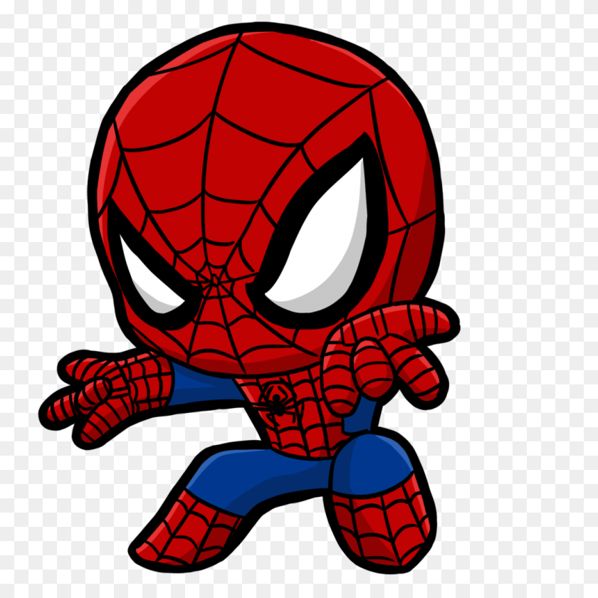 1024x1024 Spiderman Chibi Png - Chibi PNG