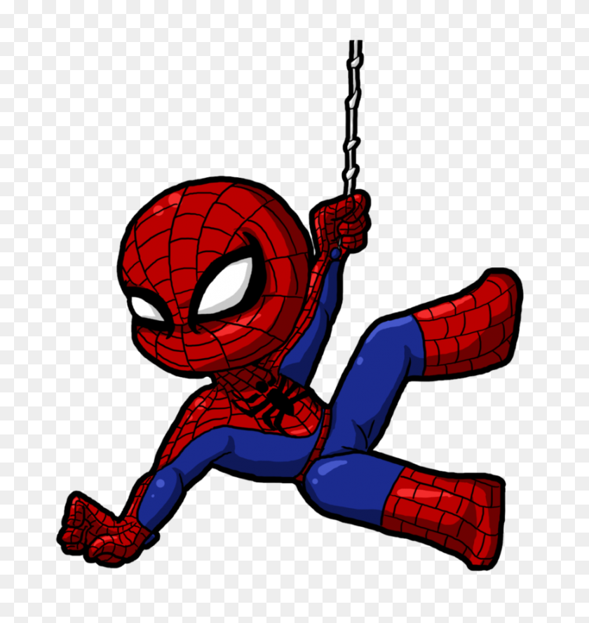 867x922 Spiderman Clipart Cute Cartoon For Kids Png - Spiderman Logo PNG