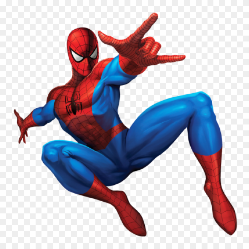 1024x1024 Spiderman Clipart Free Free Clipart Download - Spiderman Web Clipart