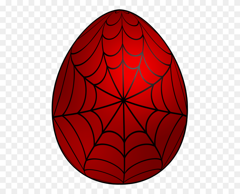 480x619 Spiderman Easter Egg Png - Spiderman Logo Clipart