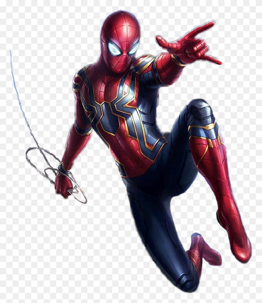 968x1132 Человек-Паук Мстители Железный Паук Avengersinfinitywar Питер - Мстители Бесконечная Война Png