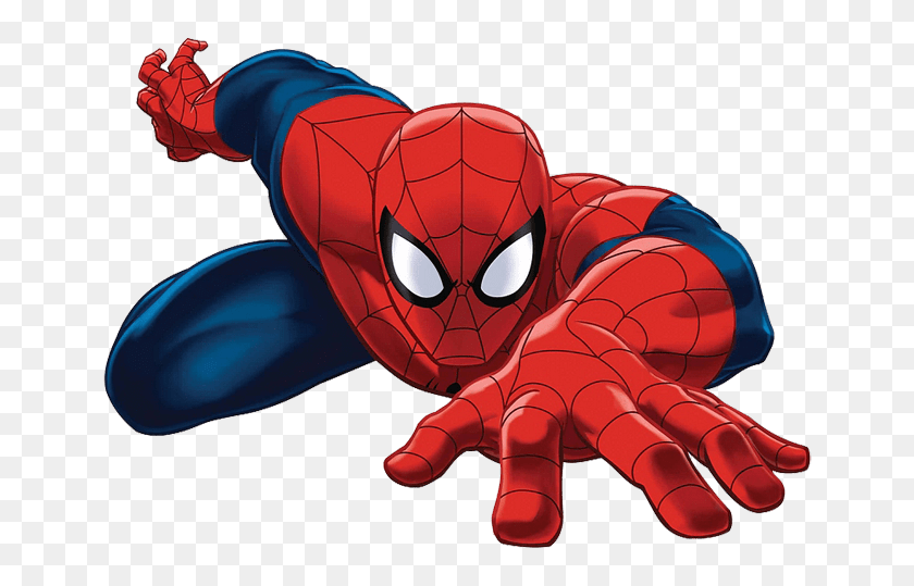 665x479 Spiderman Lying Down Transparent Png - Spiderman PNG