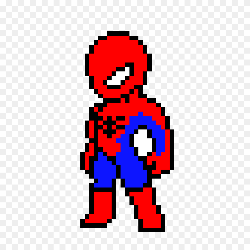 510x780 Человек-Паук, Создатель Пиксельного Искусства - Человек-Паук Png
