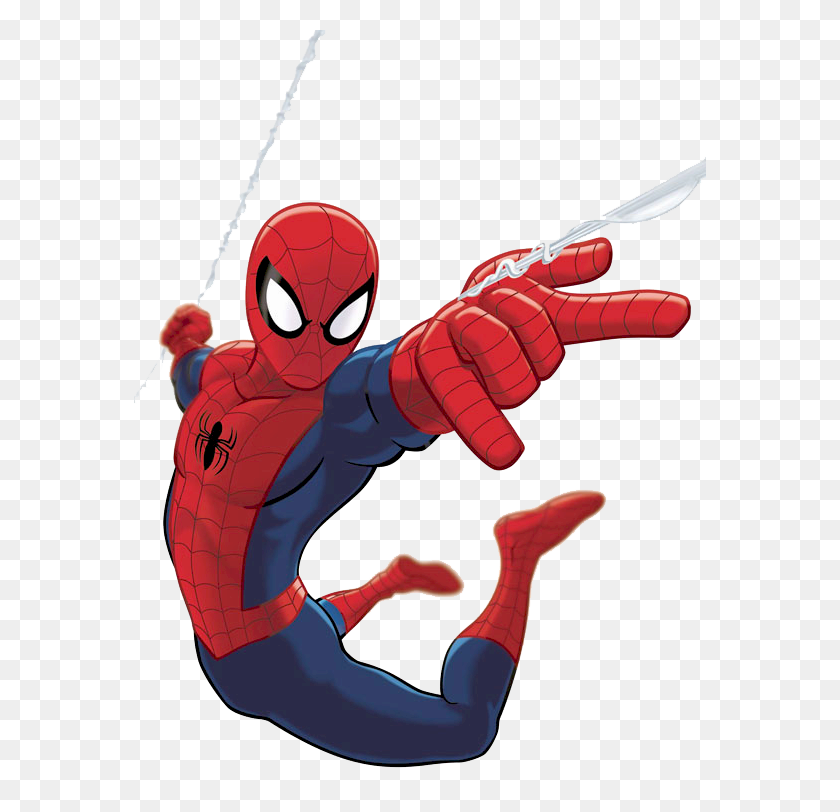 572x752 Spiderman Spider Man Clipart Image - Spider Web Clipart PNG