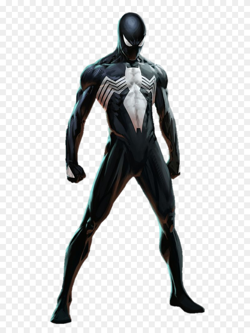 563x1059 Spiderman Symbiote Png - Bane PNG