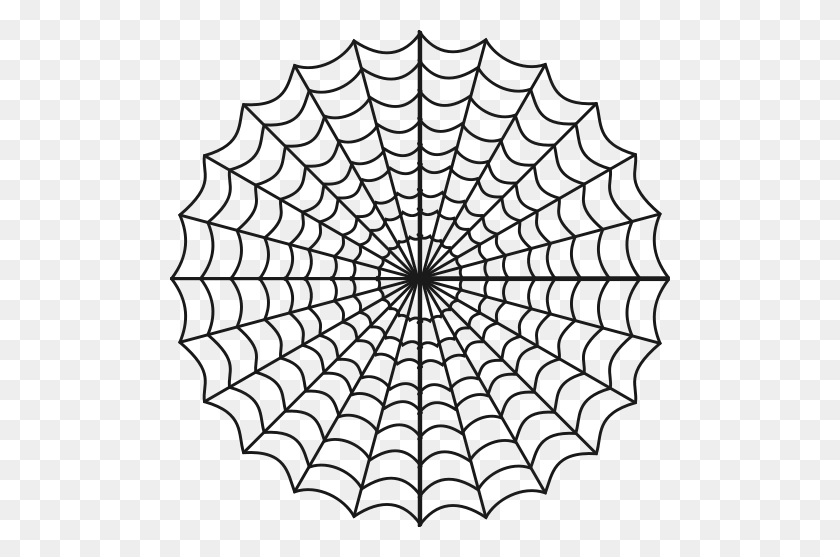 500x497 Spiders Web - Spider Web Clipart PNG