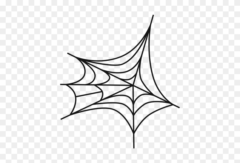 512x512 Spiderweb Icono De Línea Delgada - Línea Delgada Png