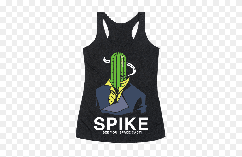 484x484 Spike Cactus Cowboy Bebop Racerback Tank Lookhuman - Spike Spiegel PNG