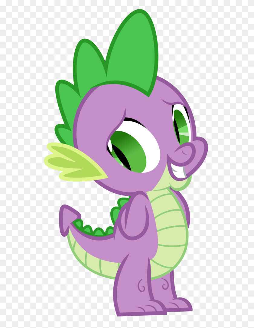550x1024 Spike The Dragon My Little Pony - Spike Clipart