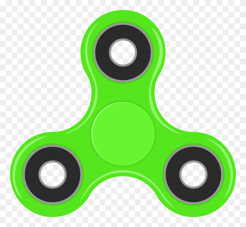 8000x7332 Spinner Verde Png Clipart - Part Clipart