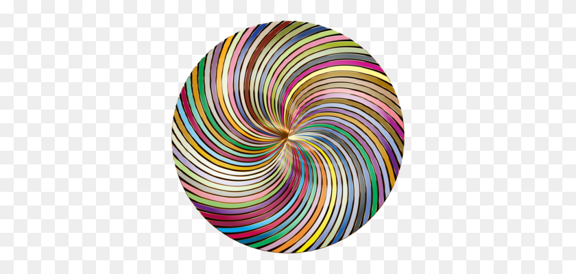 340x340 Spiral Abstract Art Circle Whirlpool - Whirlpool Clipart