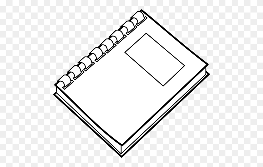 500x474 Cuaderno De Espiral - Cuaderno De Imágenes Prediseñadas En Blanco Y Negro