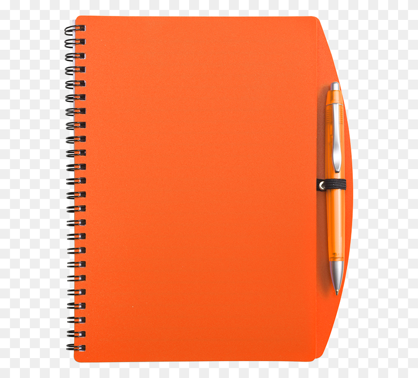 700x700 Spiral Notebook And Pen Blue Chip Branding - Spiral Notebook PNG