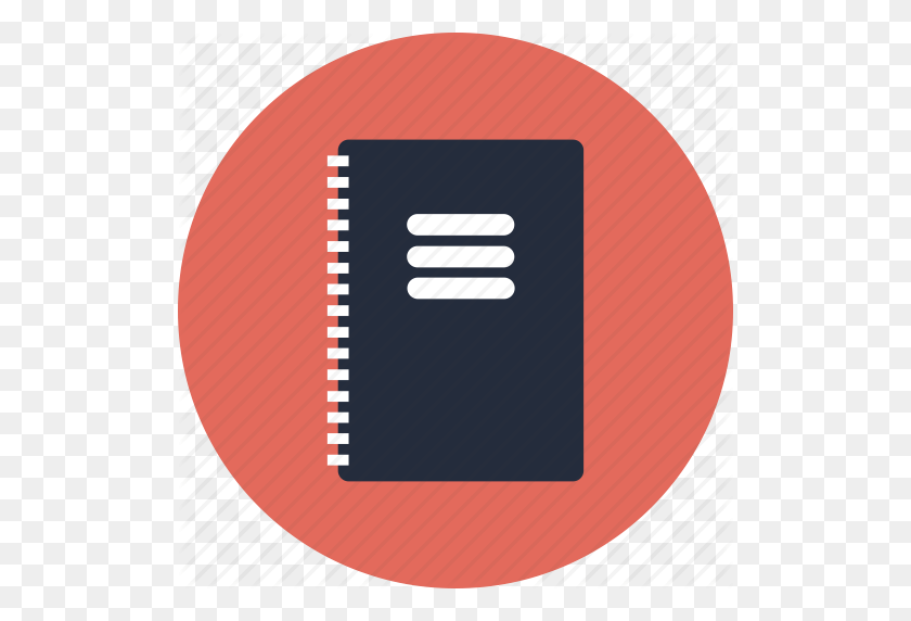 512x512 Spiral Notebook Clipart Icon Web Icons Png - Spiral Notebook PNG