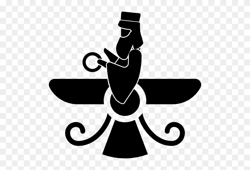 512x512 Spiritual, Zoroastrianism, Religious, Shapes, Religion, Symbol Icon - Religious Symbols Clip Art
