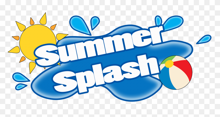 2400x1200 Splash Clipart Summer Splash - Splashing Water Clipart