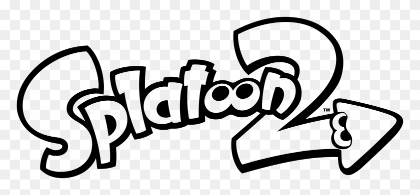 2602x1107 Splatoon - Логотип Splatoon 2 Png