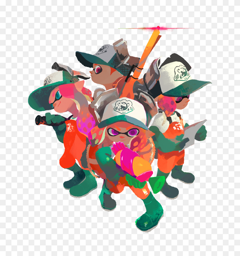 3814x4096 Splatoon Set To Colour Your World Late This July Switch Player - Splatoon 2 PNG