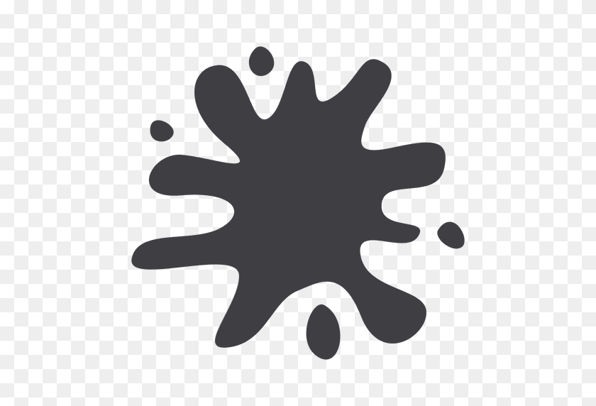 512x512 Splatter Drop Paint Splash - Paint Dripping PNG