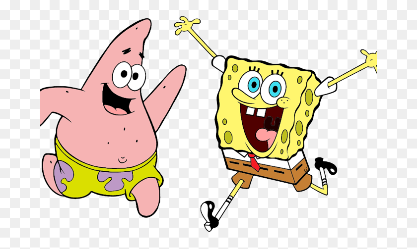 678x443 Spongebob And Patrick Images Coloring - Squidward Clipart