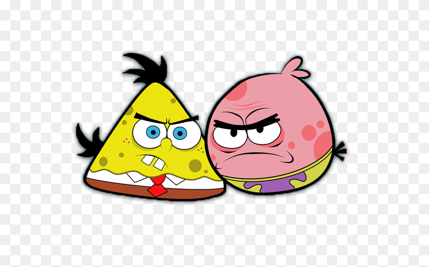 600x463 Spongebob Angry Birds Png - Angry PNG